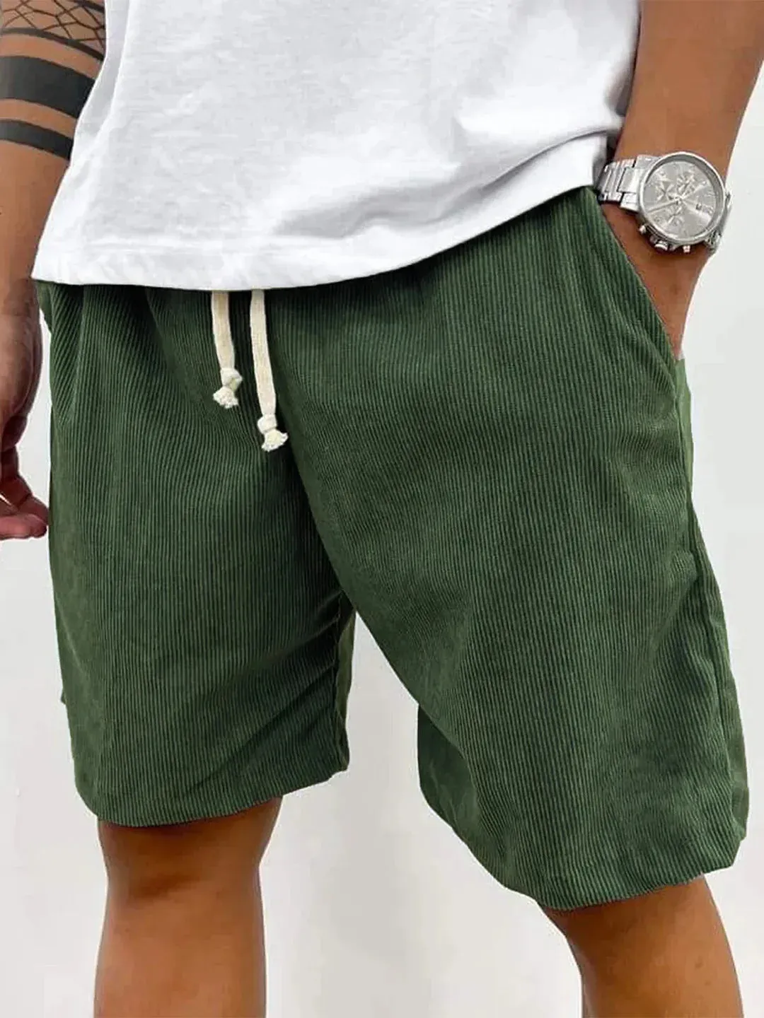 RL Casual Shorts-perfect for sunny strolls, brunch dates, or casual weekend adventures