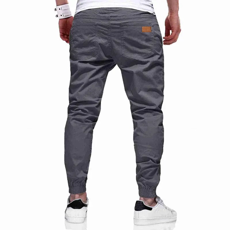 Men's Casual Joggers – Elastic Waistband with Drawstring