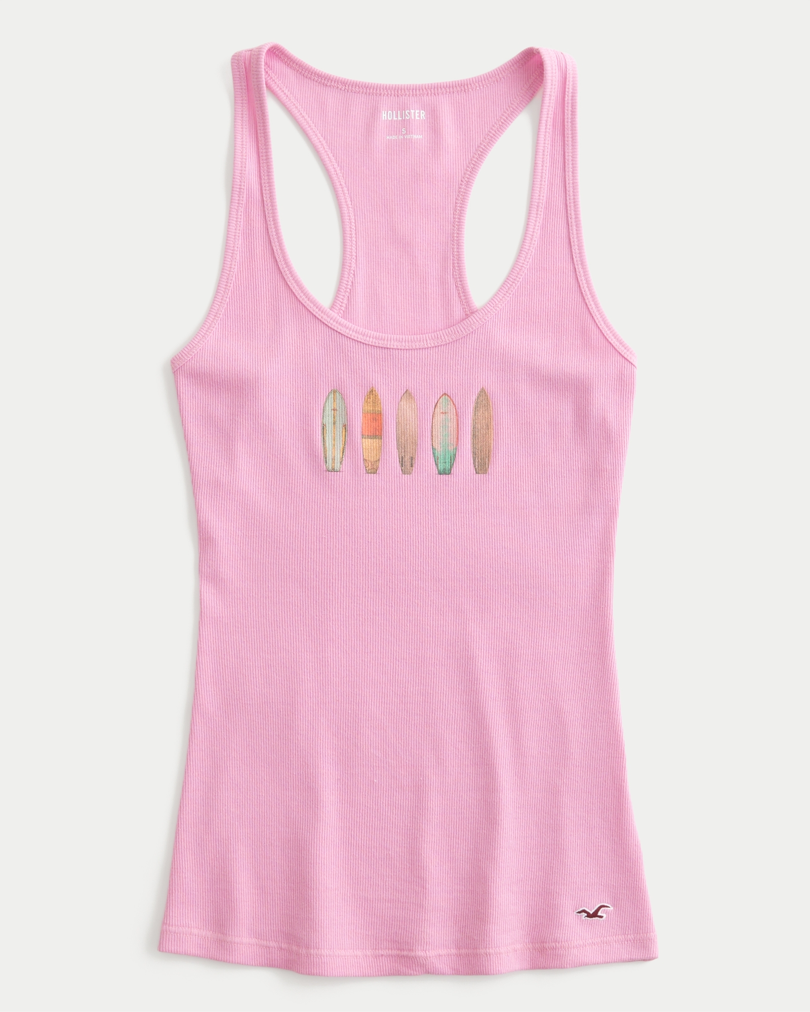 California Logo Graphic Racerback Tank