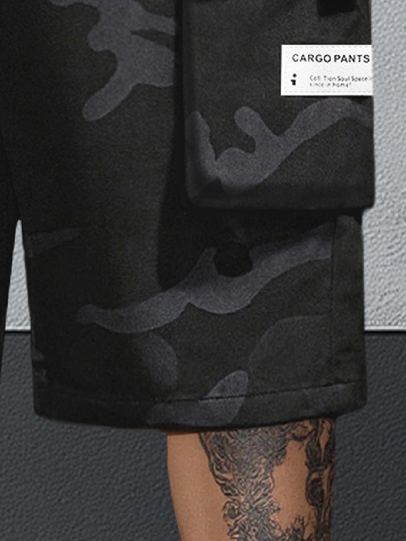 Men's Camouflage Capri Pants – Multi-pocket Design