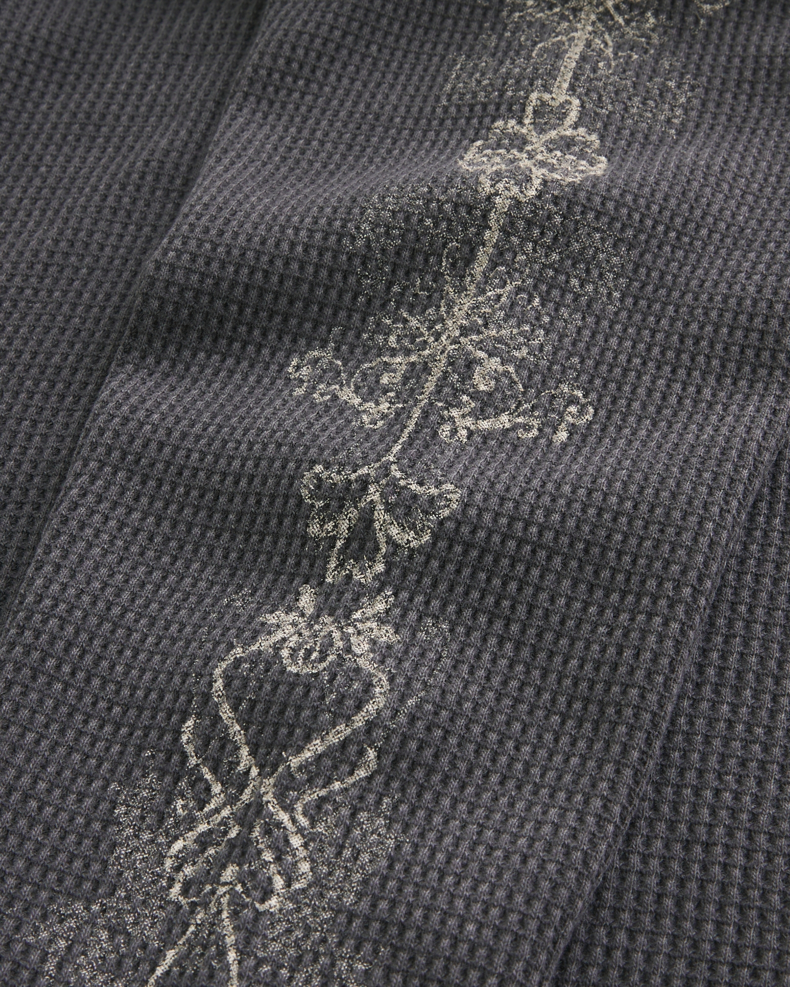 Rose & Angel Wings Graphic Thermal Shirt