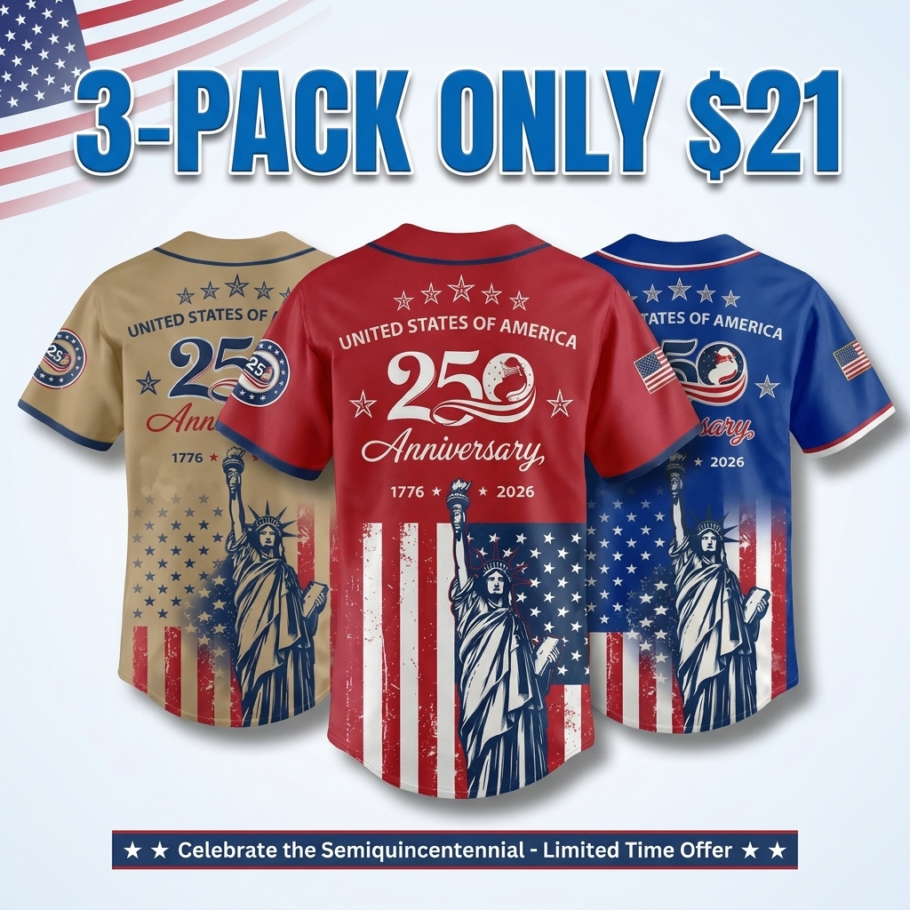 USA 250th Anniversary Baseball Jersey