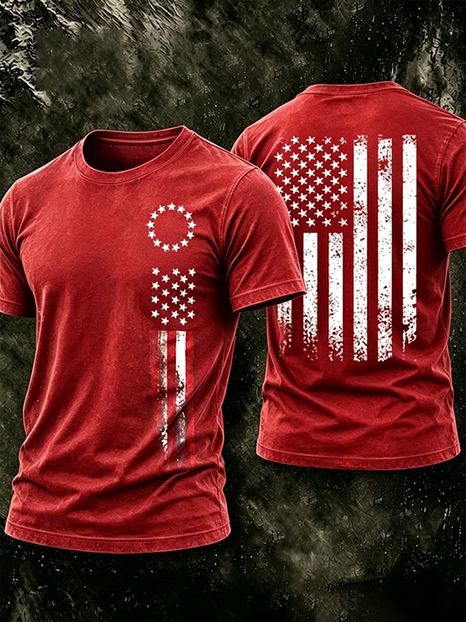Men's USA 1776-2026 Freedom Printed  Shirt