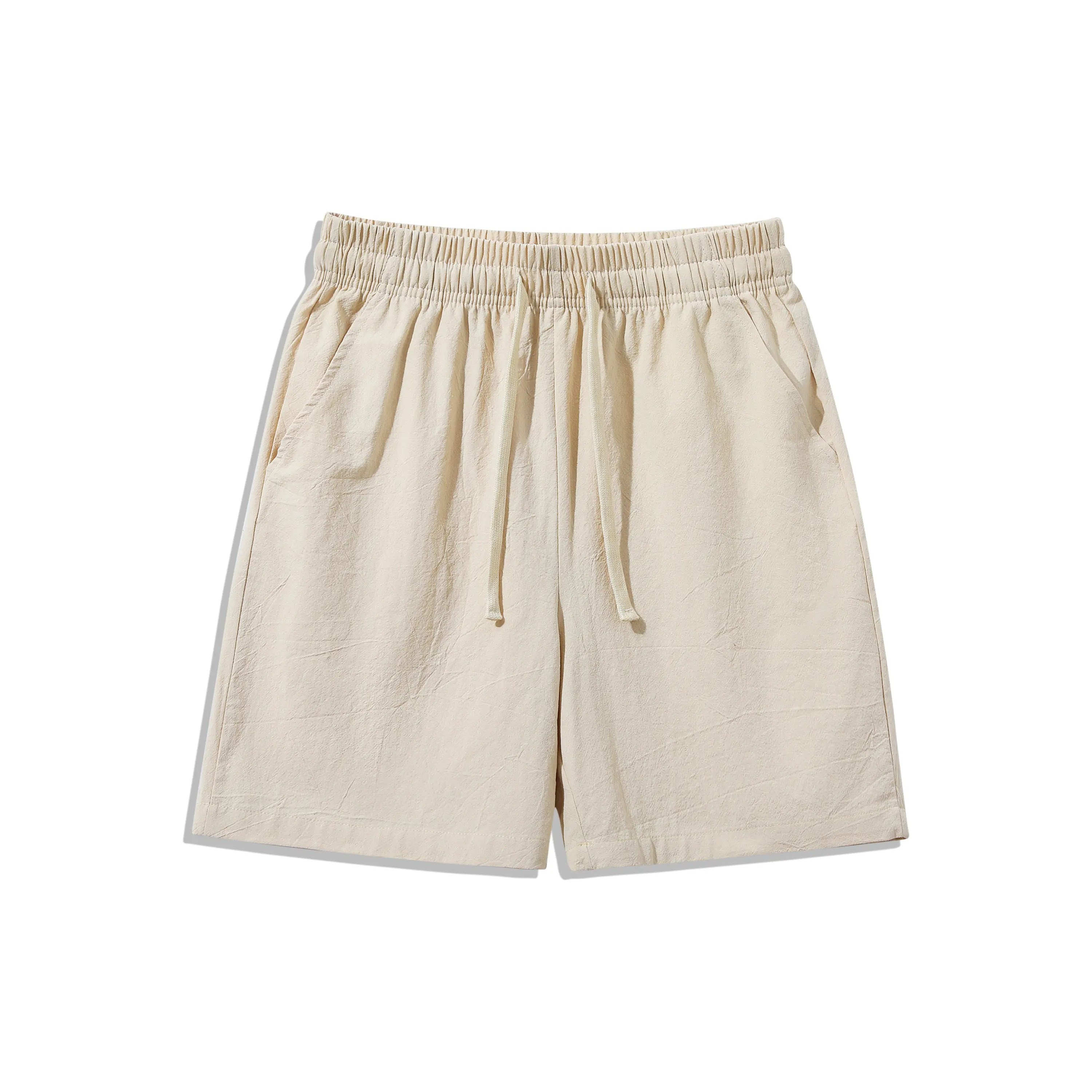 Unisex Cotton Linen Beach Shorts
