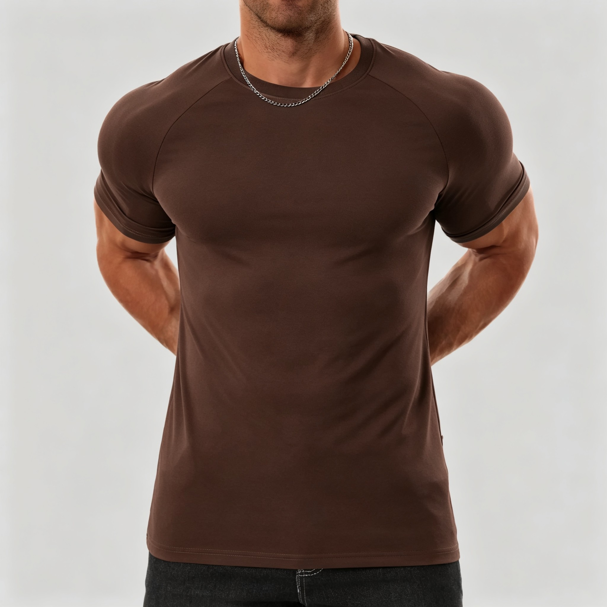 Men's Raglan Performance T-Shirt | Stretch Athletic Fit, Wrinkle-Resistant Everyday Tee