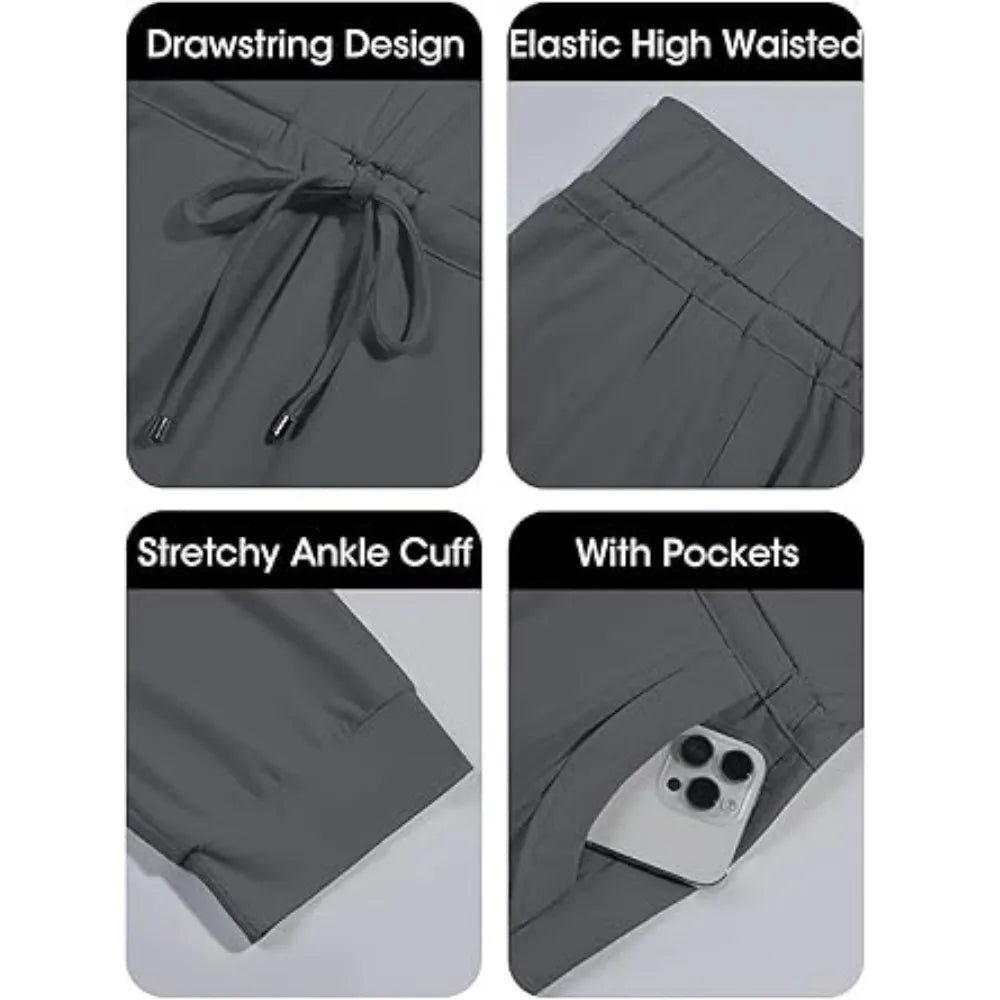 ⚡️Factory wholesale promotion⚡️ Women's Solid-Color Drawstring Waist Cropped Pants