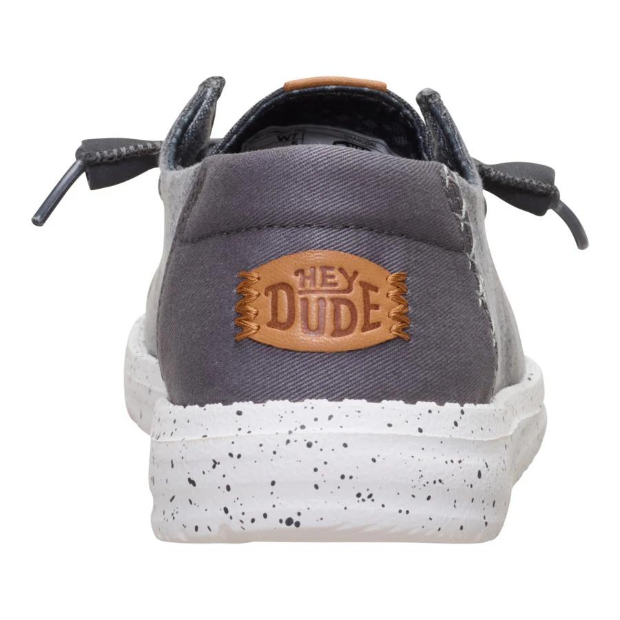 Wendy Chambray Grid - Charcoal