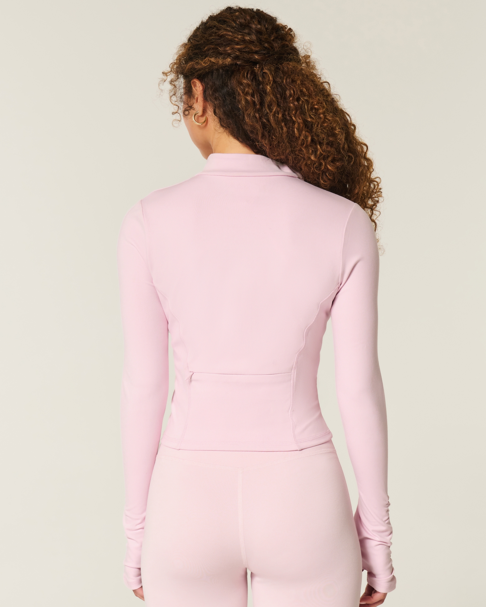 Gilly Hicks Active Recharge Bow Double Zip Jacket