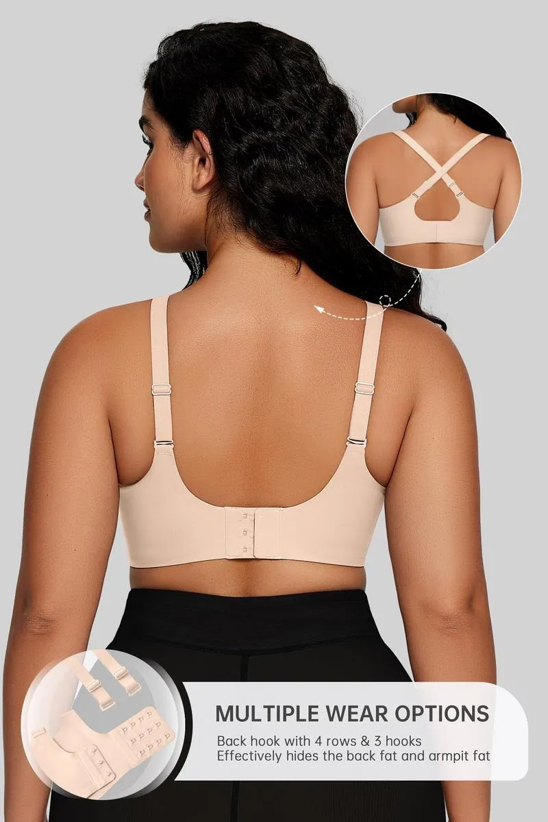 Women Comfortable Push Up Bras Wireless Seamless Full Coverage Bra