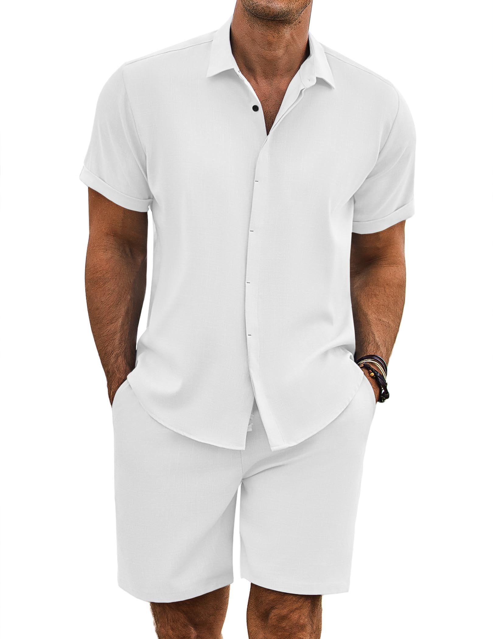 Breezy Linen Summer Shirt & Shorts Set