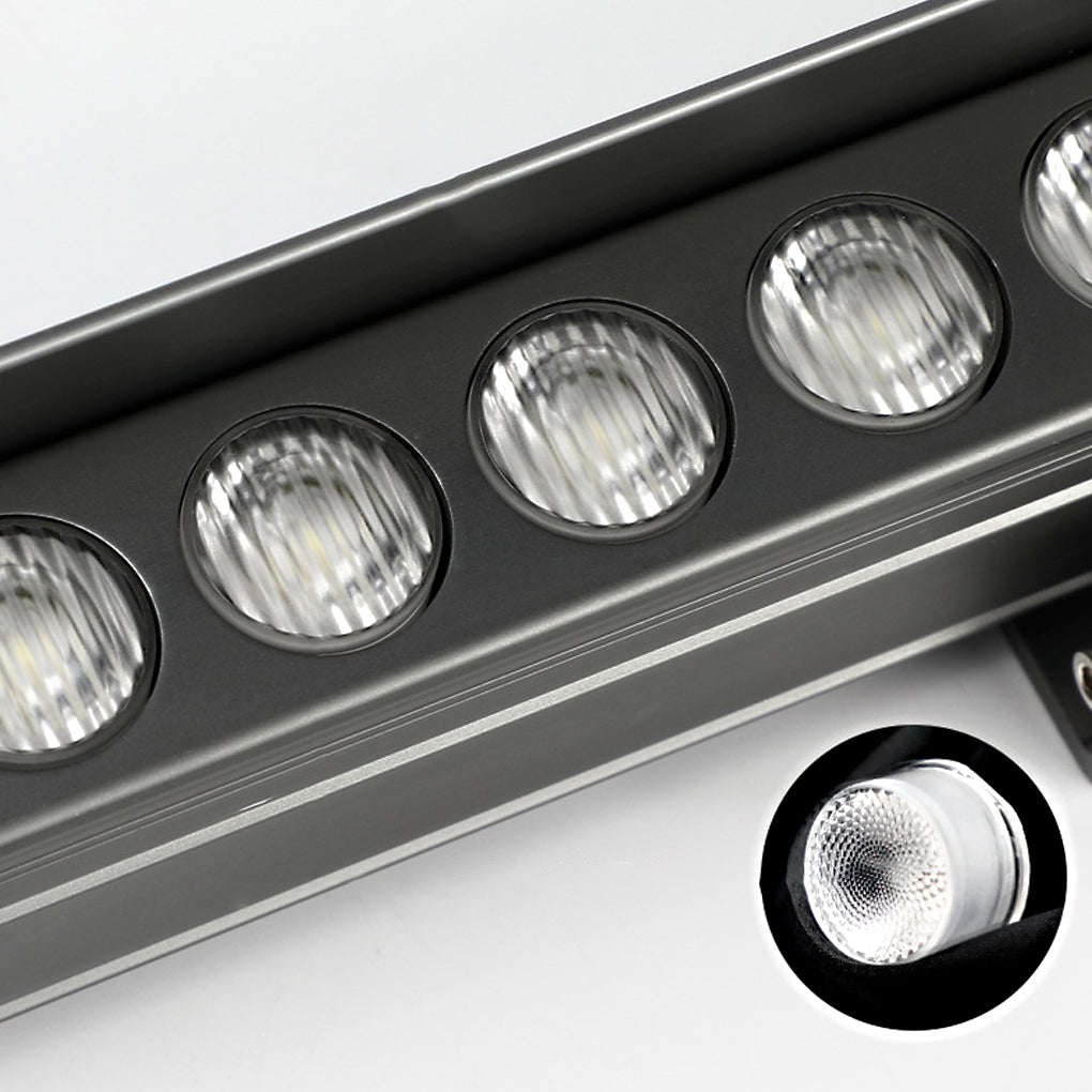 DC24V LED Waterproof RGB Smart Outdoor Wall Washer Light with Shading Plate