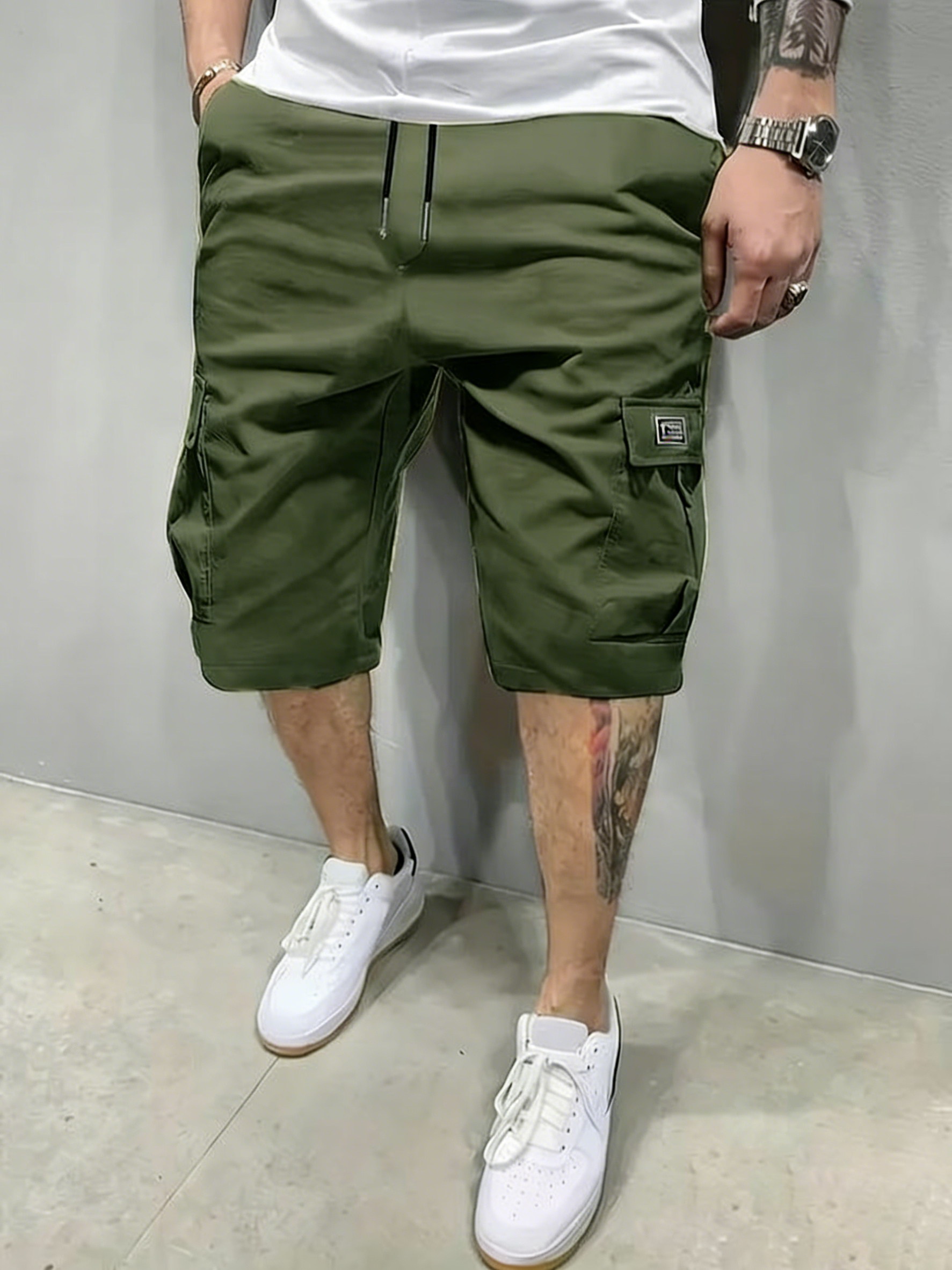 Men's Slanted Pocket Casual Shorts
