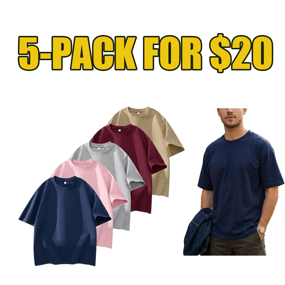 Men’s 10-Pack Everyday Crew Tees