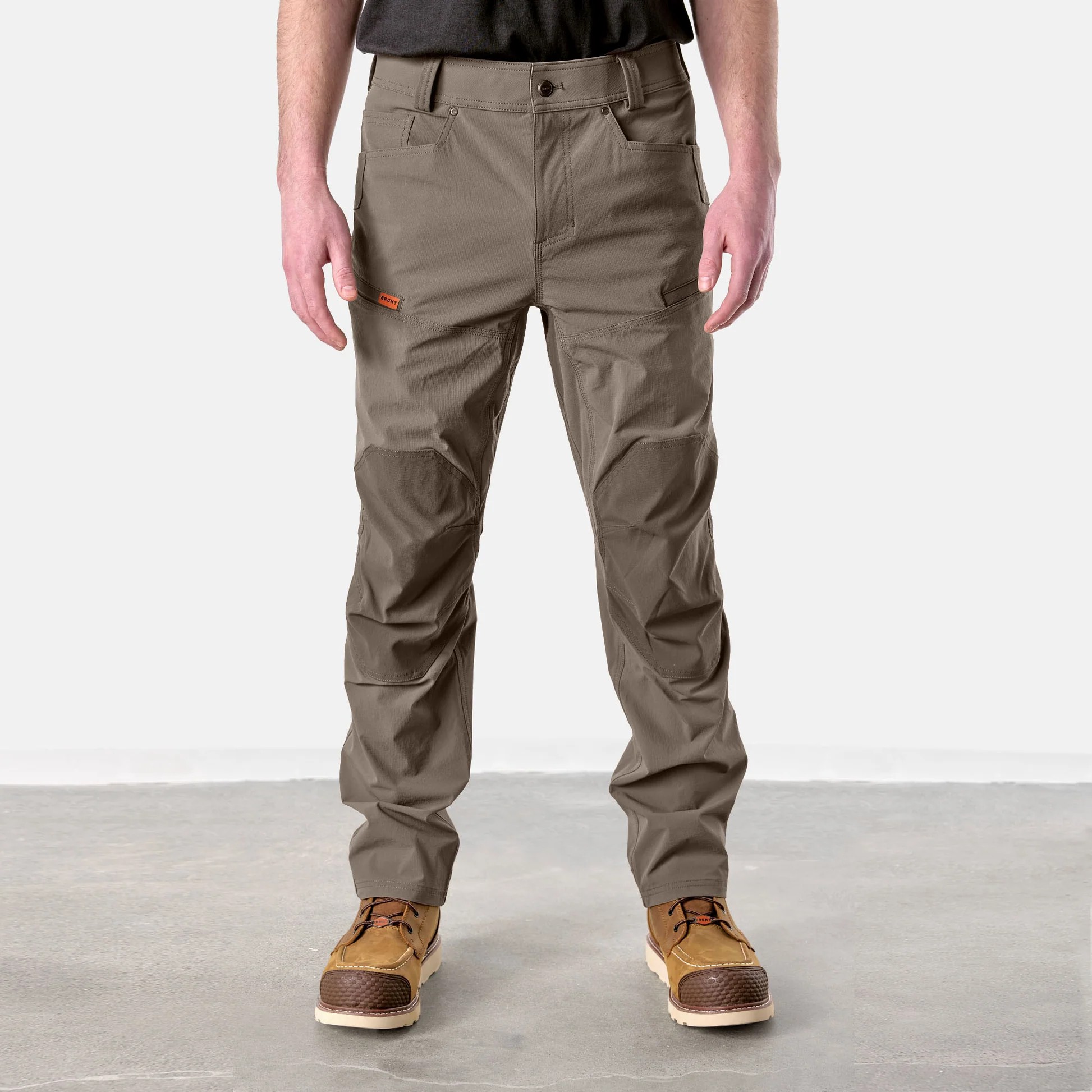 Men’s Performance Tech Work Pants – Stretch Utility Workwear Trousers