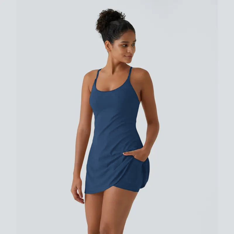 Plush Active Dress-Longer Length-Easy Peezy Edition DD-F Cups
