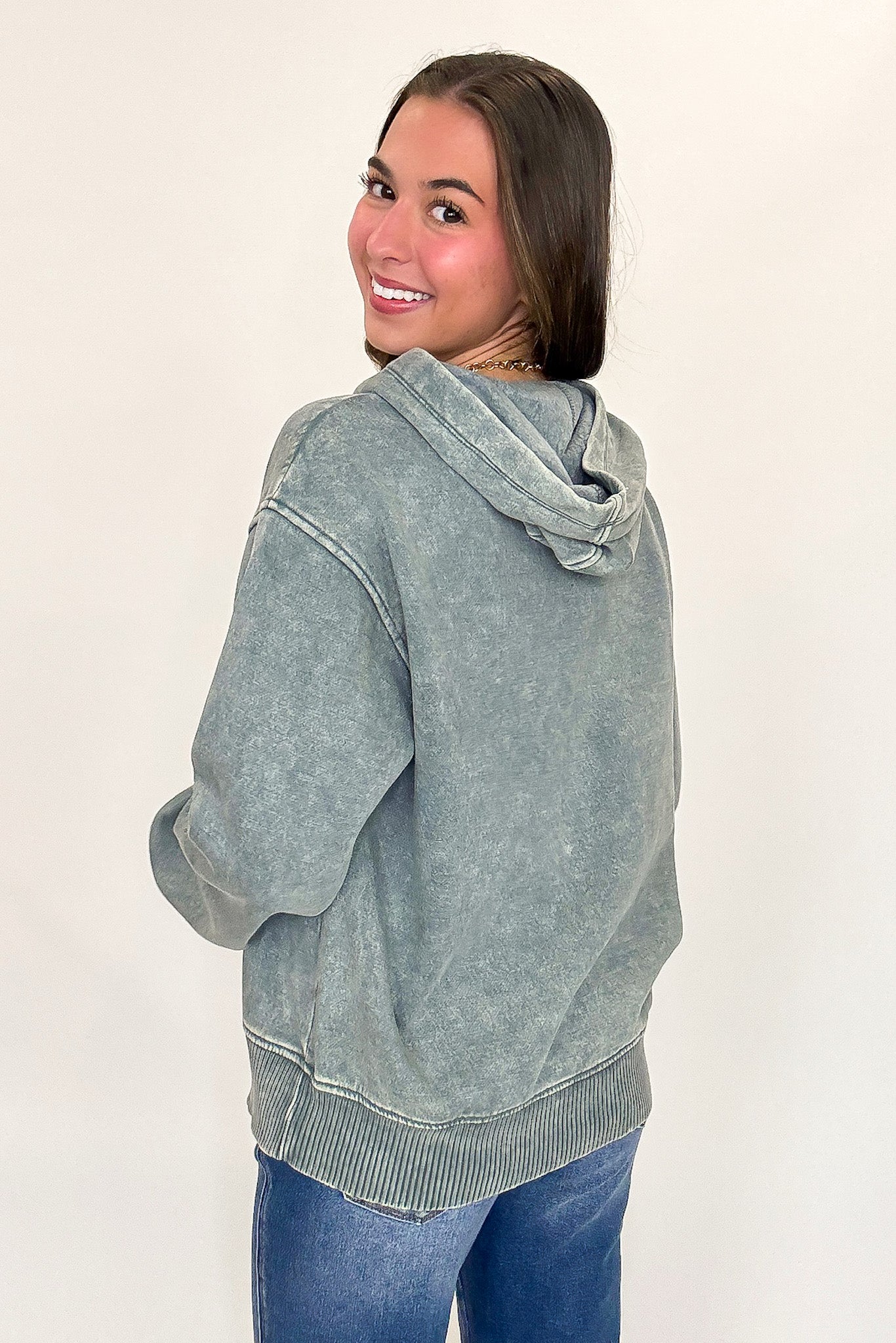 Vintage Wash Hooded Sweatshirt