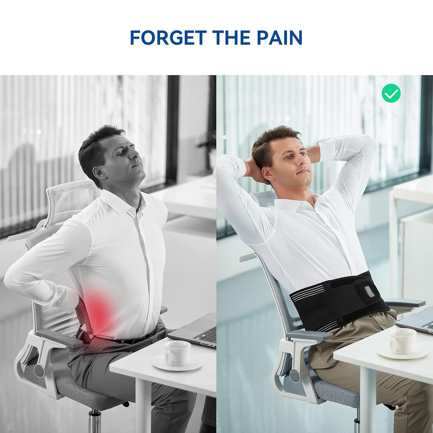 Back Brace for Men Lower Back，Back Support Belt For Women，Breathable Lower Back Support Belt Pain Relief With 6 Stays for Heavy Lifting Herniated Disc, Sciatica, Scoliosis Size L