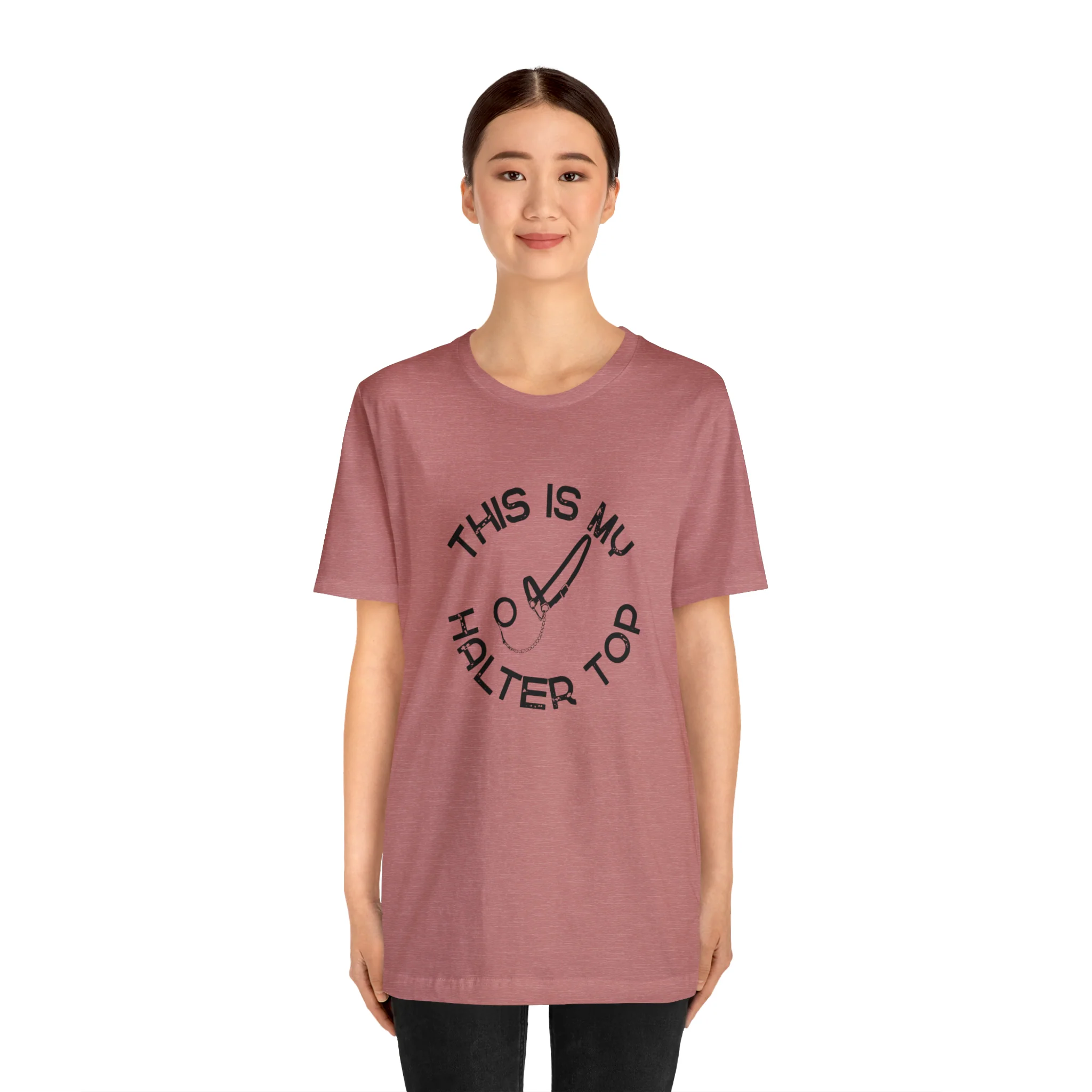 This is My Halter Top Unisex Jersey Short Sleeve Tee