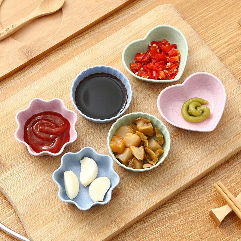 Colorful Leaf Shaped Dish