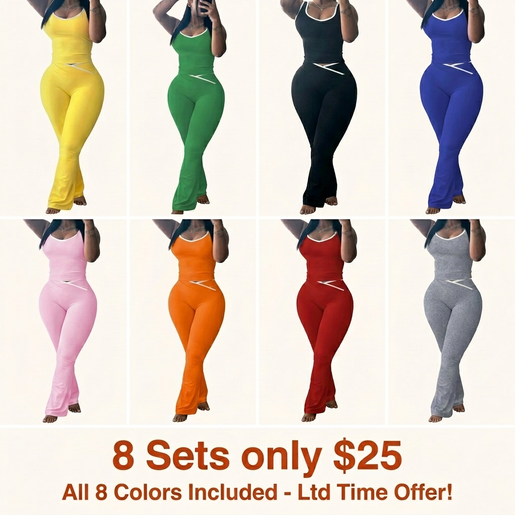 Women's Sleeveless Gym YogaOutfit