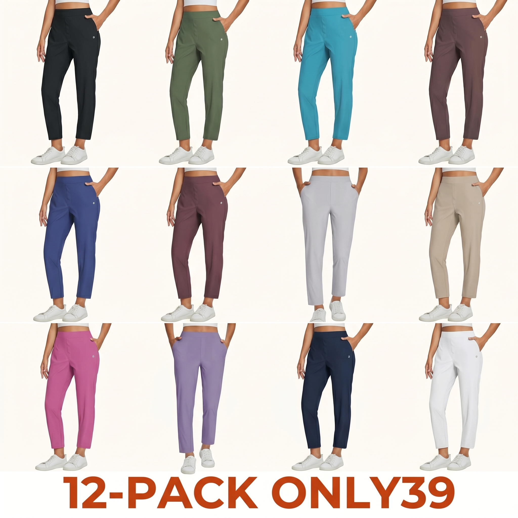 Women's Lightweight, Breathable, and Soft 3/4-Length Pants (26