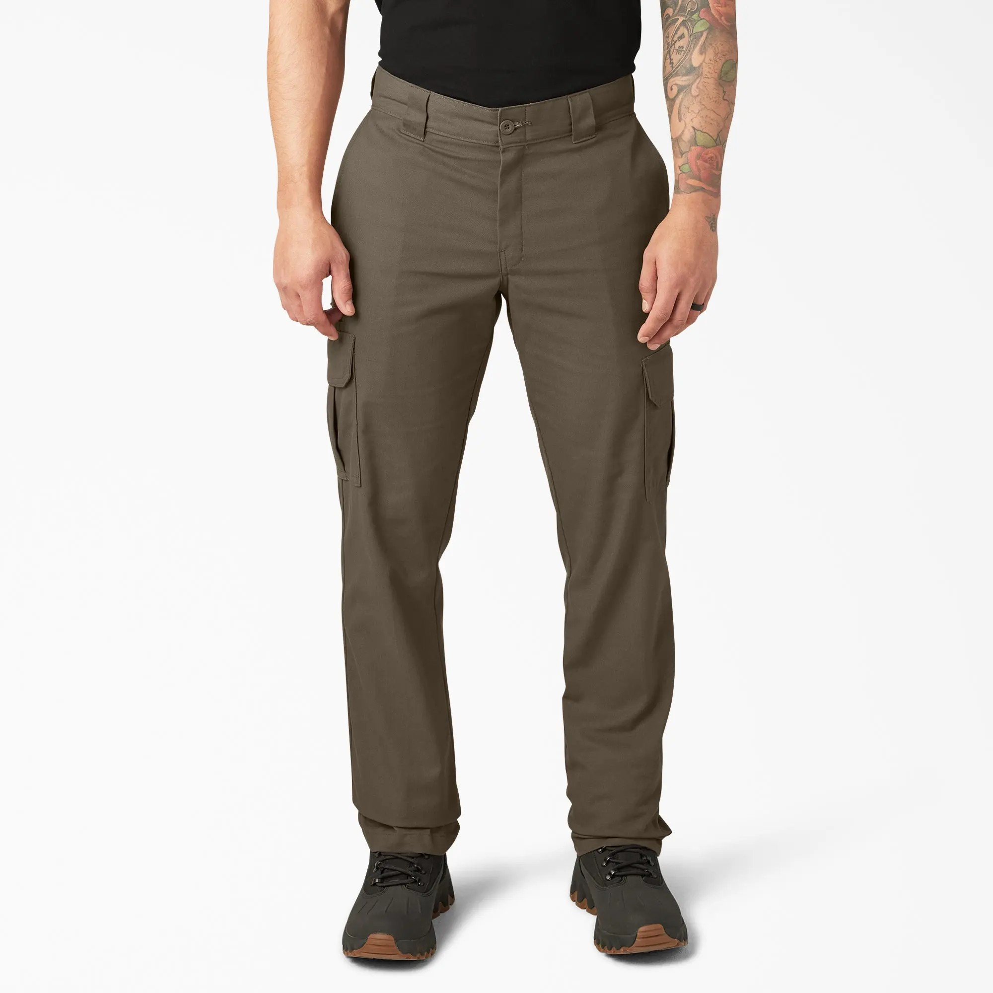 Men’s Slim Fit Cargo Pants with Stretch & Multi-Pockets