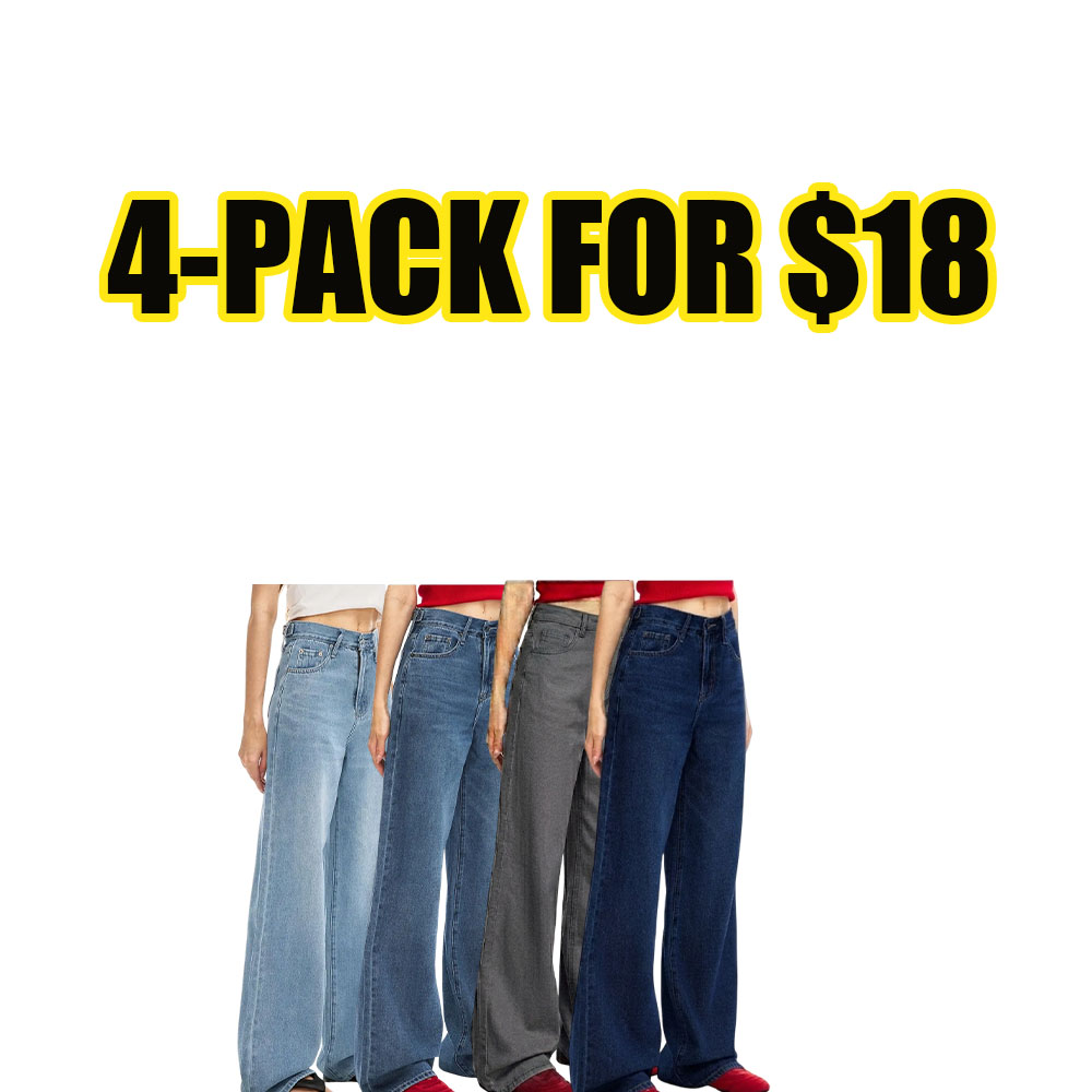 Women's High-Rise Wide Leg Jeans