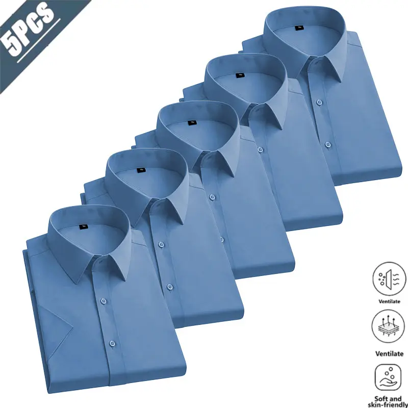 Men’s Solid-Color Dress Shirts