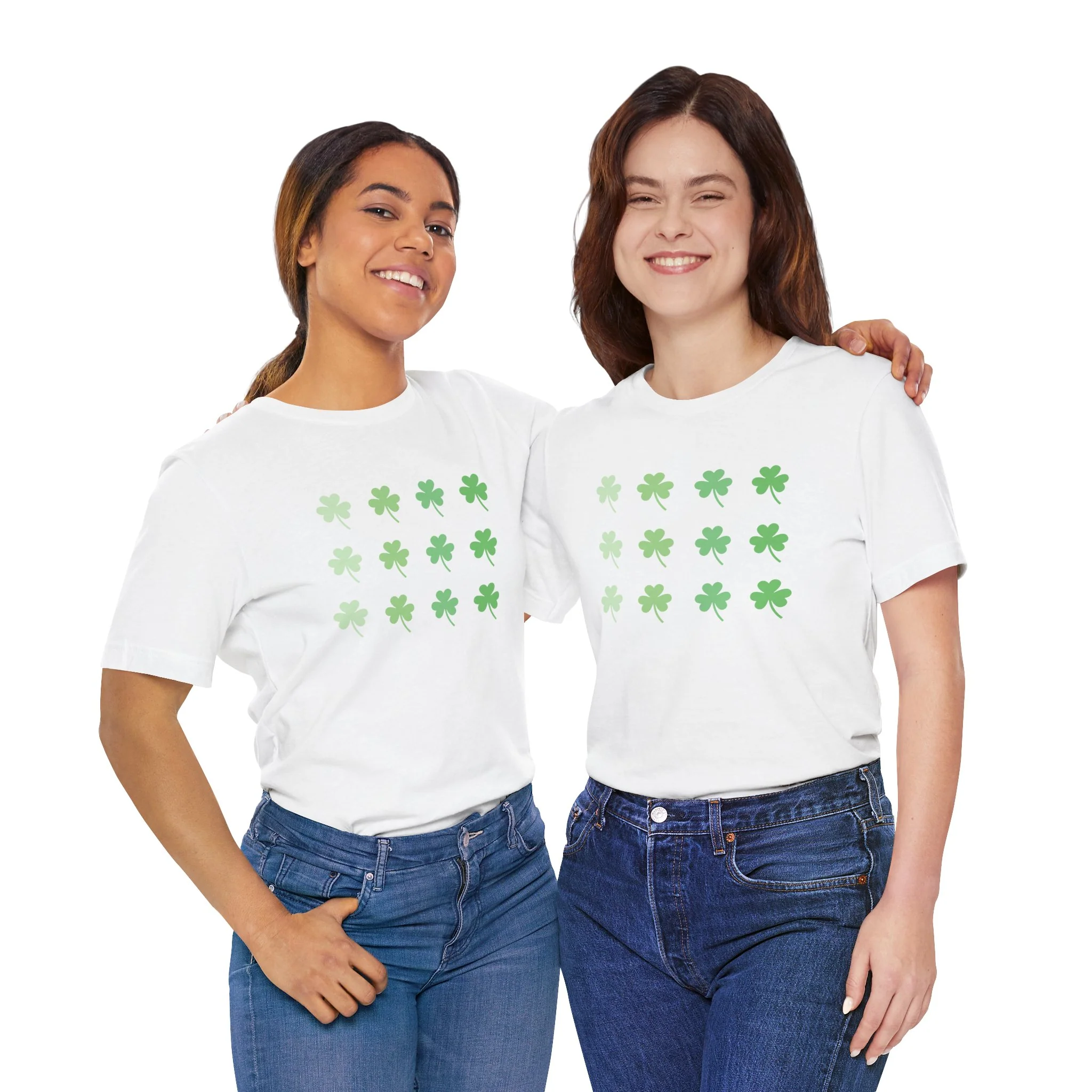Clover Grid Unisex Jersey Short Sleeve Tee
