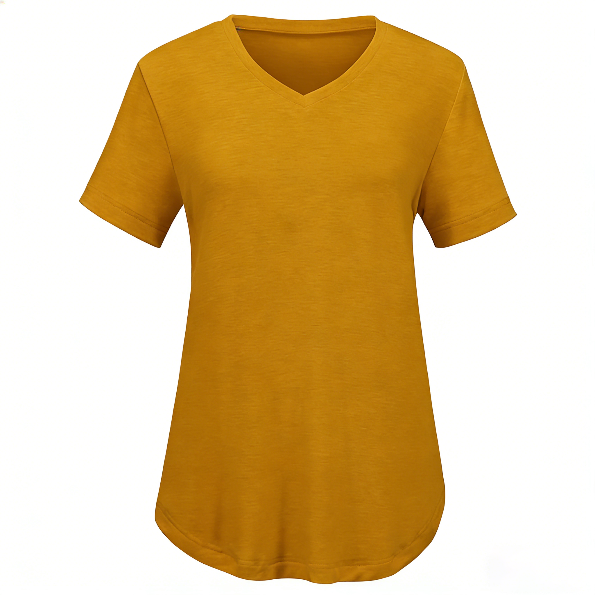 Women's Casual V-Neck Short Sleeve Tees
