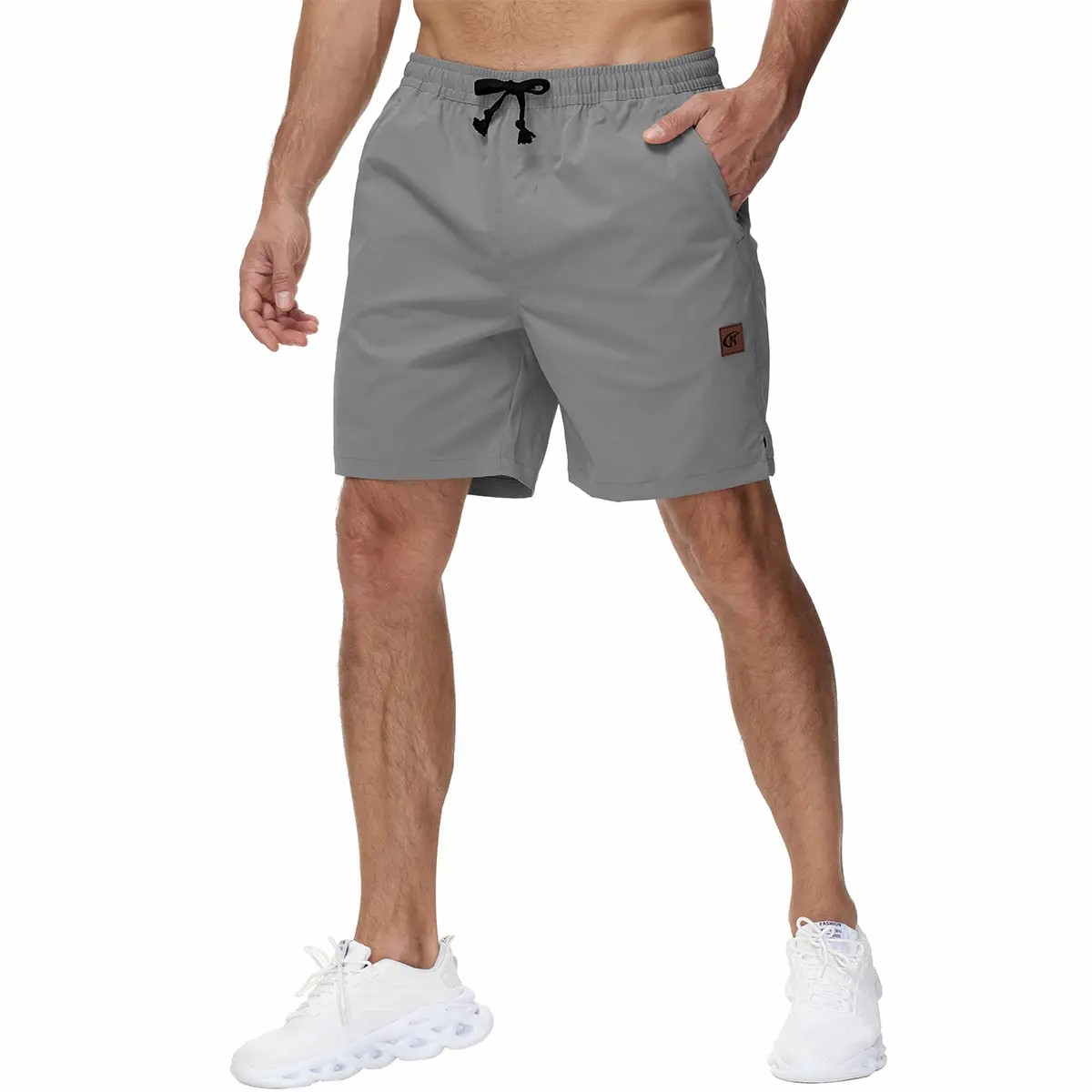 Men’s 7” Drawstring Stretch Shorts – Casual Summer Golf & Beach Shorts