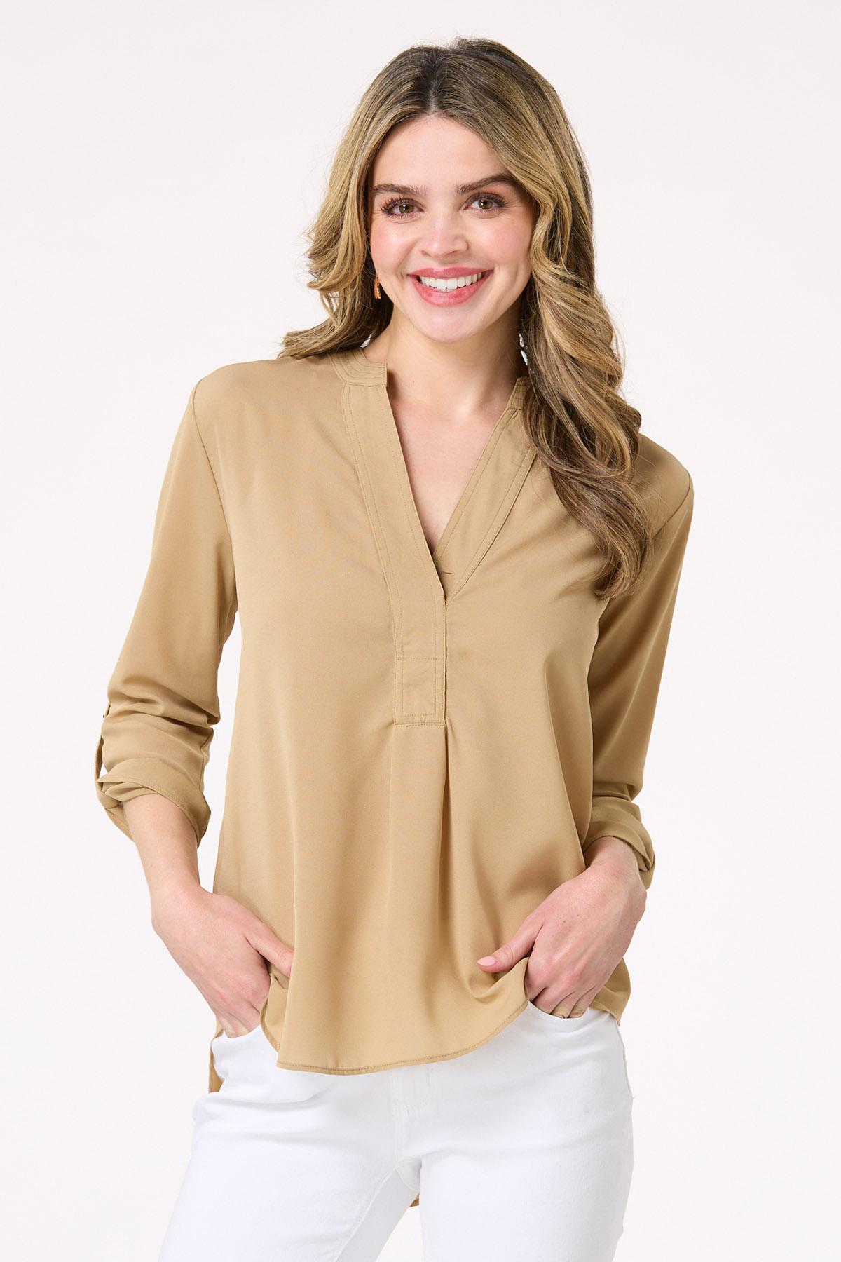 Tan High- Low Top