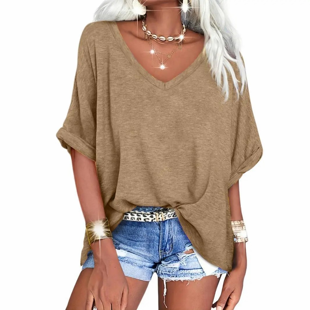 Women’s Oversized V-Neck T-Shirt
