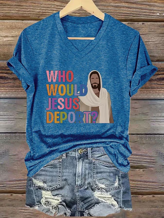 Women's Casual Printed Short-Sleeve T-Shirt