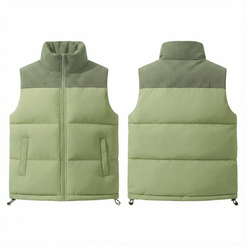 Women's Zip Up Puffer Vest with Pockets