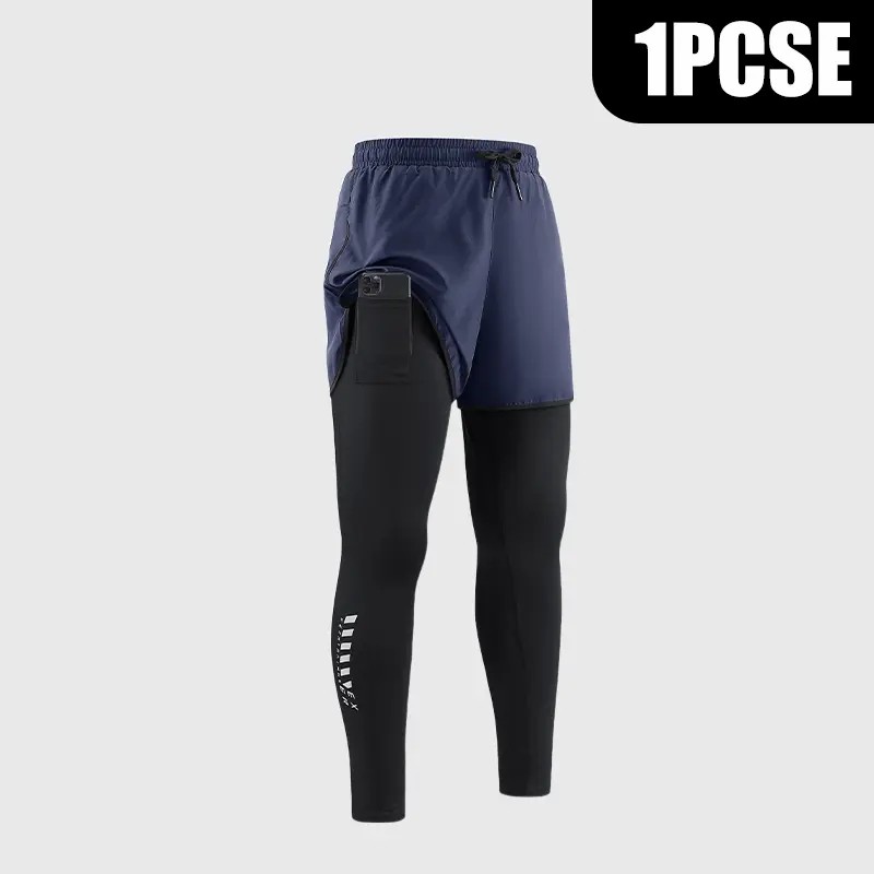 Men’s 2-in-1 Pro Performance Training Pants - Quick-Dry & Built-In Liner