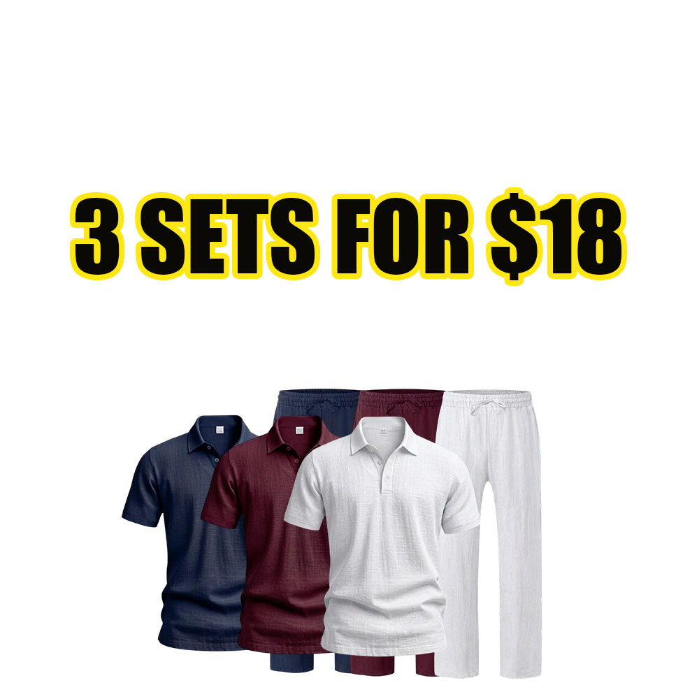 Coastal Breeze Linen Lounge Set