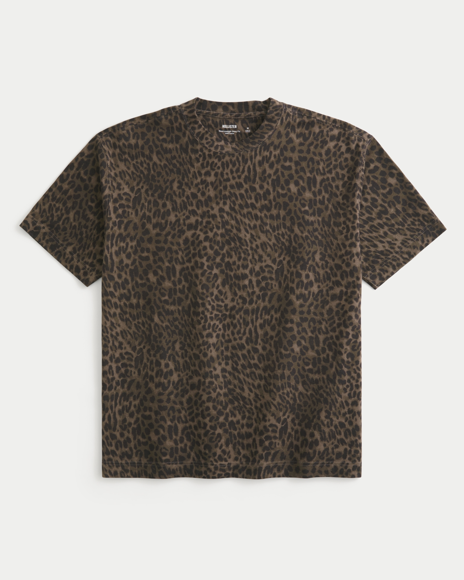 Boxy Heavyweight Washed Cotton Crew T-Shirt