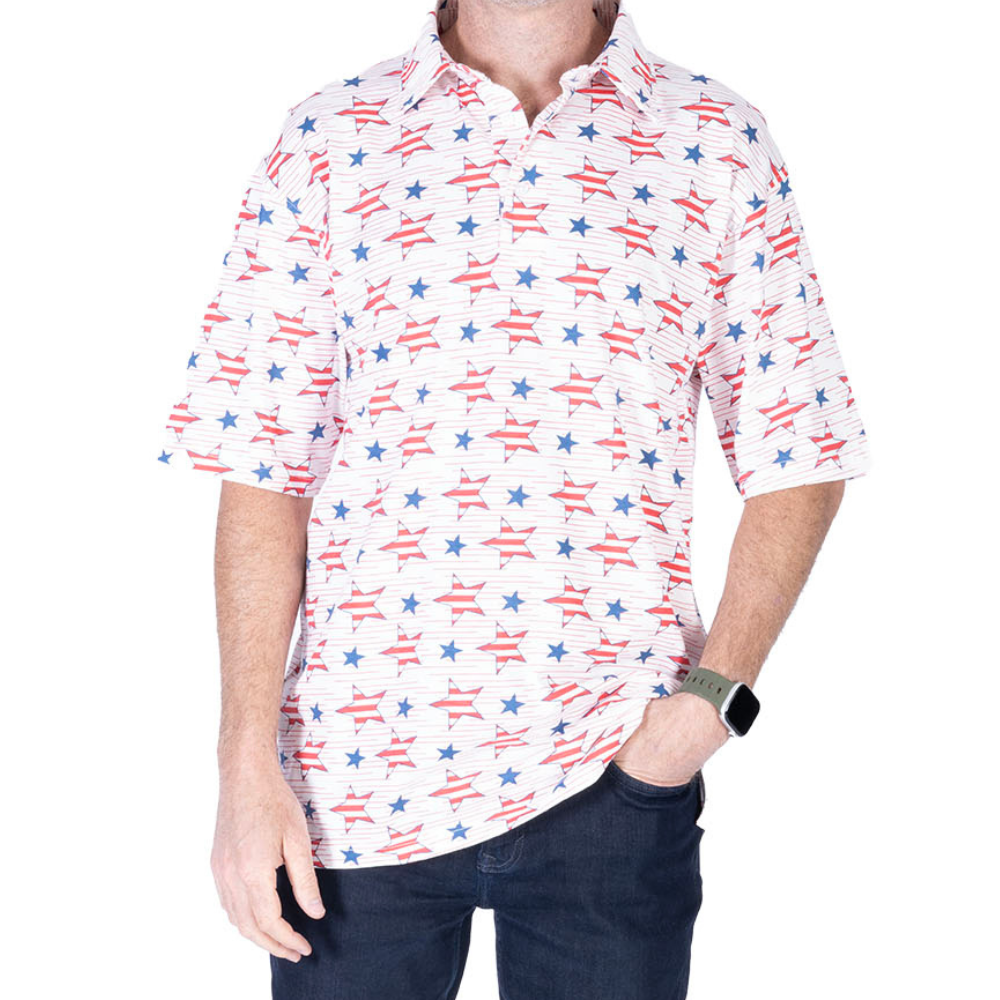 Star-Spangled Elegance Polo
