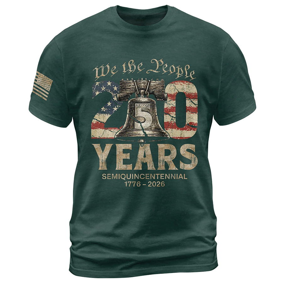 USA 250th Anniversary Shirt 1776-2026 Liberty Bell We The People Patri