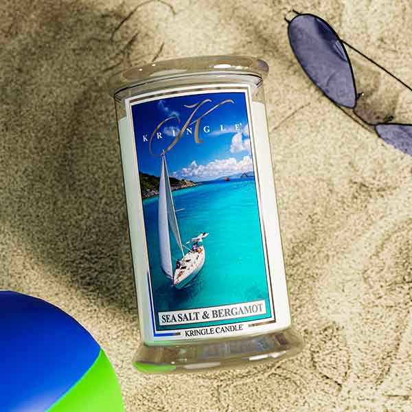 Sea Salt & Bergamot Large Jar | Soy Candle