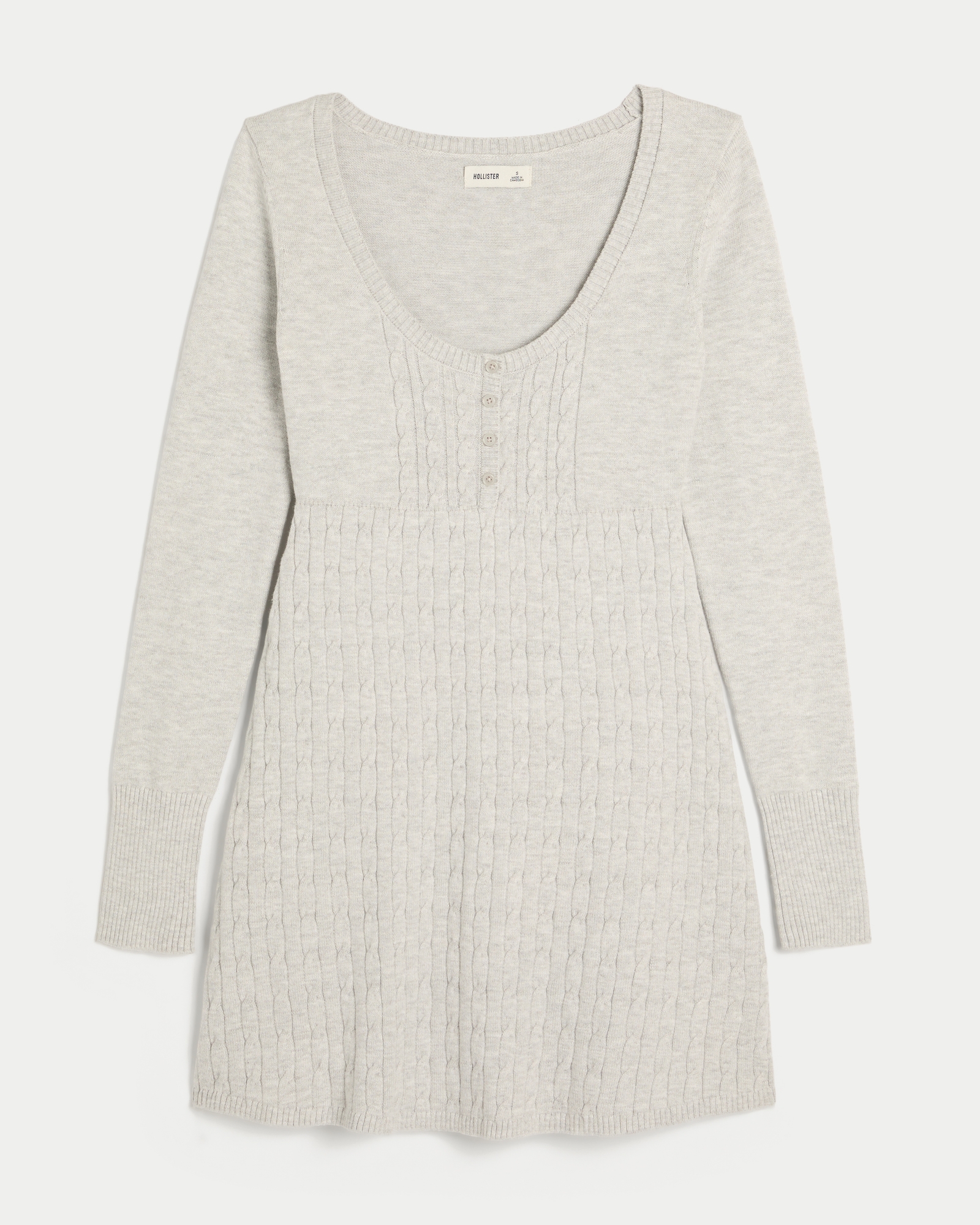Babydoll Sweater Mini Dress