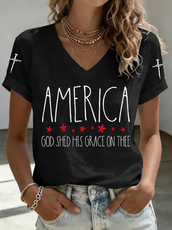 Women's 250th Anniversary Print Casual Top