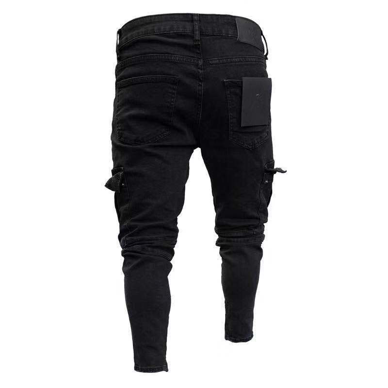 Men'S Pocket Patchwork Overalls