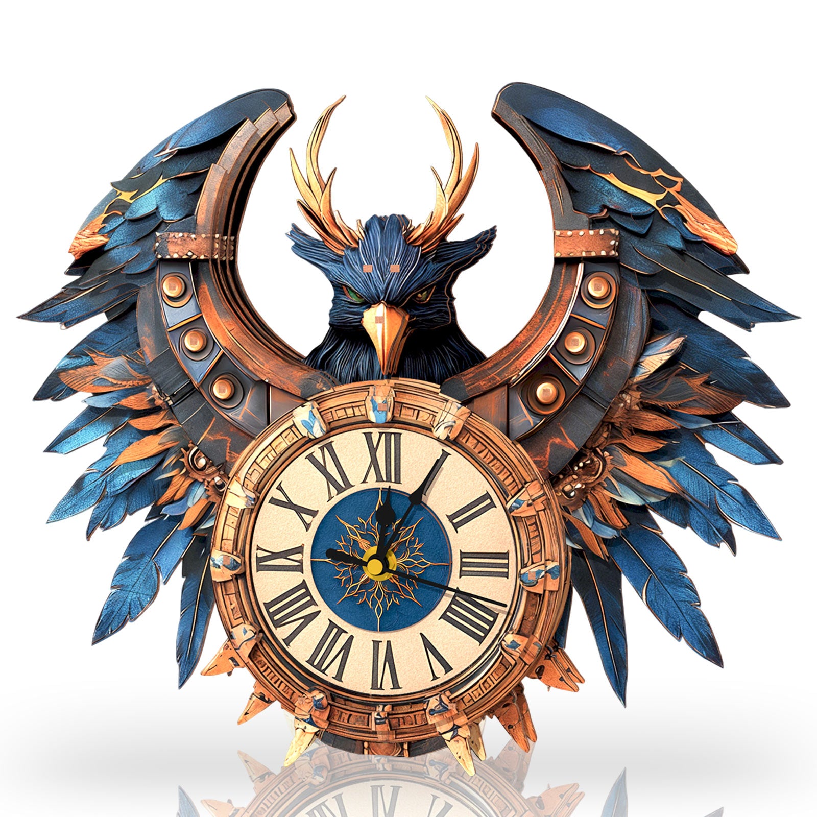 Thunderbird– DIY Wooden Clock, 3D Puzzle Craft Kit