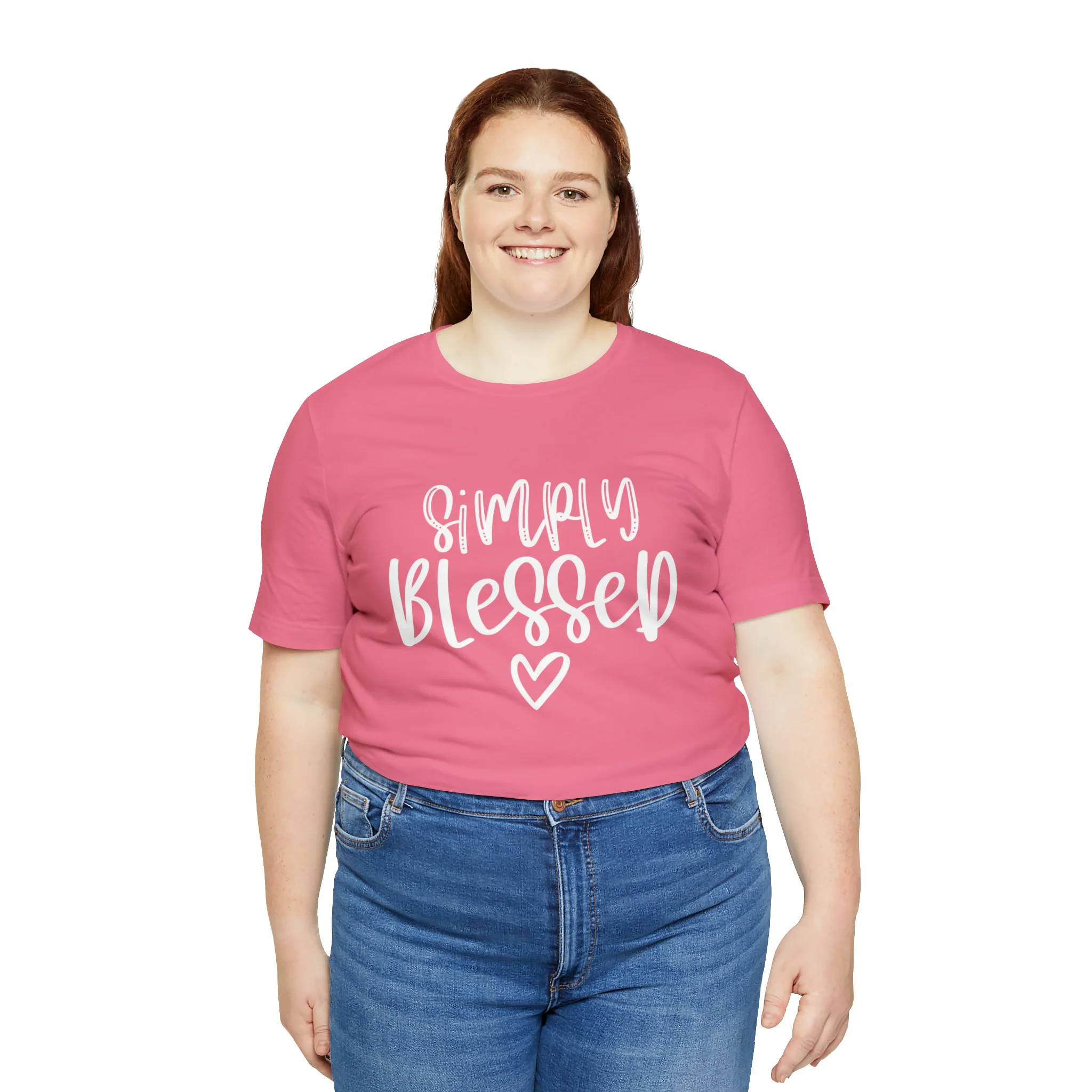 Simply Blessed Unisex Jersey Short Sleeve Tee