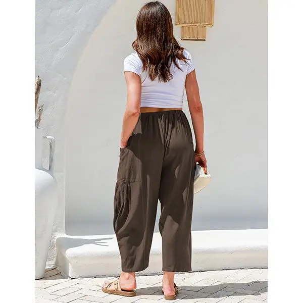 Womens Linen Wide Leg Pants (Less than $3 each!)