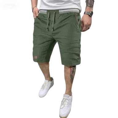 Men’s striped loose shorts