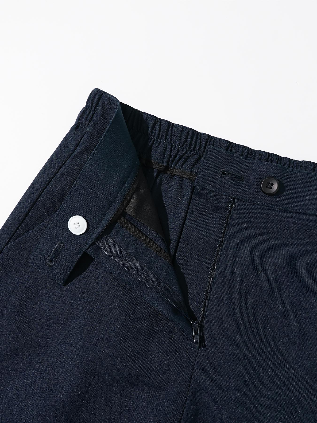 Women's Asymmetric Waistband Solid-Color Casual Trousers