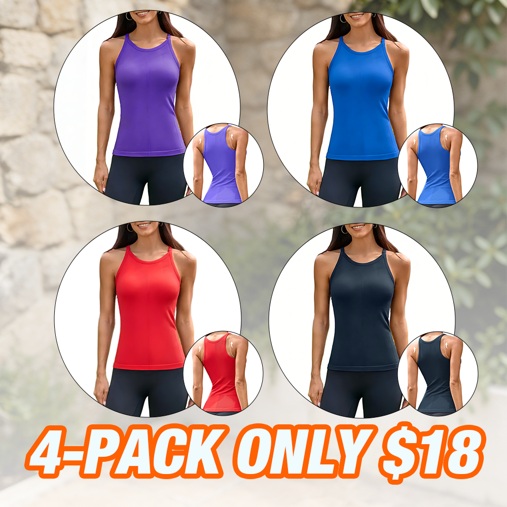 Women Workout Tank Tops with Built in Bra
